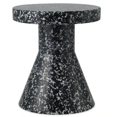 Normann Copenhagen Bit stool  cone  black-white