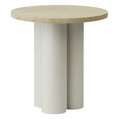 Normann Copenhagen Dit table  sand-light travertine