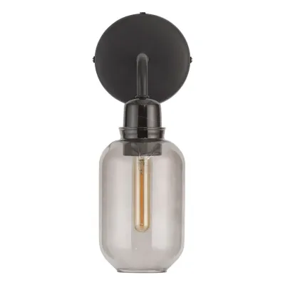 Normann Copenhagen Amp wall lamp  smoke-black