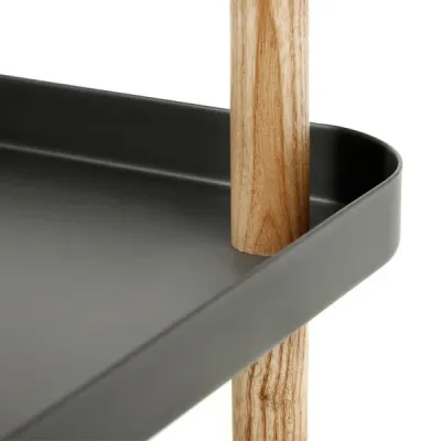 Normann Copenhagen Block table trolley  dark grey