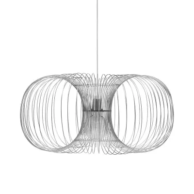 Normann Copenhagen Coil pendant  90 cm  stainless steel