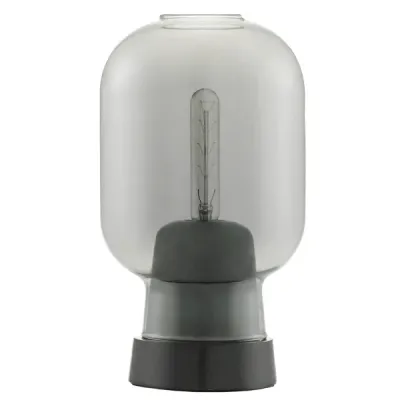 Normann Copenhagen Amp table lamp  smoke-black