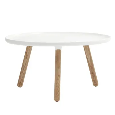 Normann Copenhagen Tablo table large  glossy white
