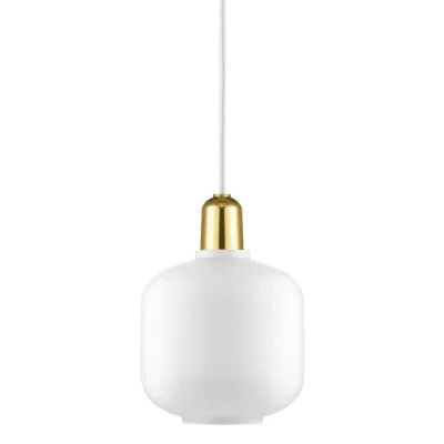 Normann Copenhagen Amp lamp  small  white-brass