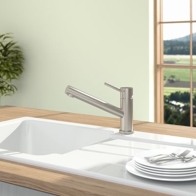 Villeroy &amp; Boch Como Window Kitchen tap, Solid stainless steel