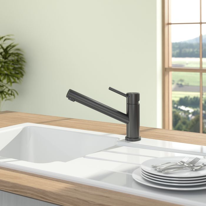 Villeroy &amp; Boch Como Window Kitchen tap, Anthracite