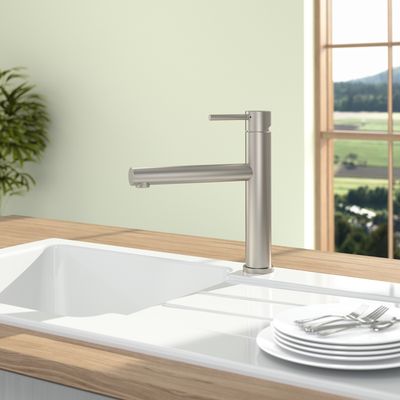 Villeroy &amp; Boch Como Sky Kitchen tap, Solid stainless steel