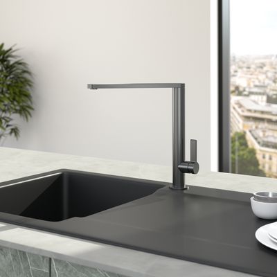 Villeroy &amp; Boch Finera Kitchen tap, Anthracite
