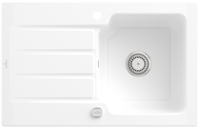 Villeroy &amp; Boch Architectura 45 Built-in sink, included Waste system pop-up, 800 x 510 mm, CeramicPlus