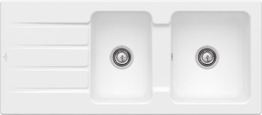 Villeroy &amp; Boch Architectura 80 Built-in sink, included Waste system hand-operated, 1160 x 510 mm, CeramicPlus