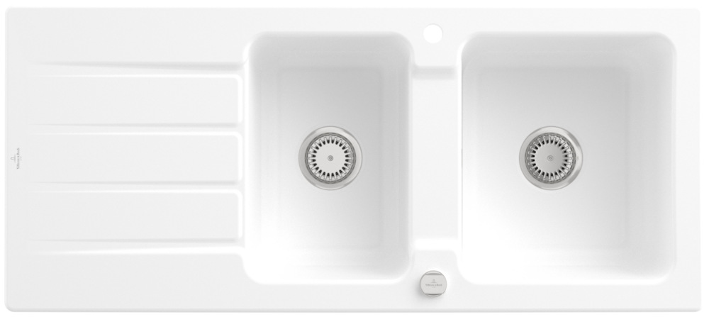 Villeroy &amp; Boch Architectura 80 Built-in sink, included Waste system pop-up, 1160 x 510 mm, CeramicPlus