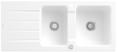 Villeroy &amp; Boch Architectura 80 Built-in sink, included Waste system pop-up, 1160 x 510 mm, CeramicPlus