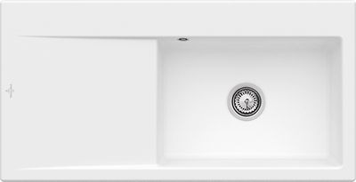 Villeroy &amp; Boch Subway Style 60 Built-in sink, included Waste system hand-operated, Ceramic, 1000 x 510 mm, CeramicPlus