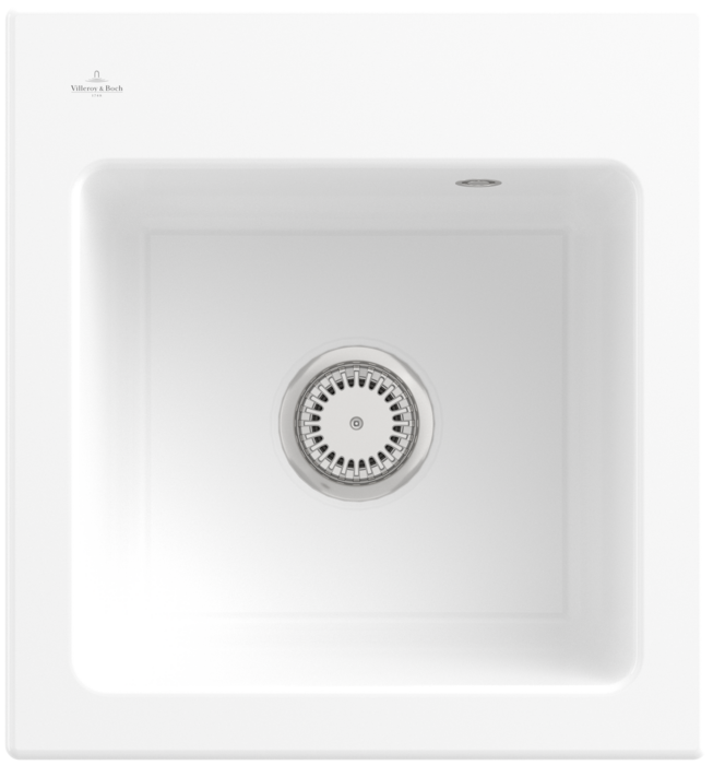 Villeroy &amp; Boch Subway 45 XS Built-in sink, included Waste system hand-operated, Ceramic, 475 x 510 mm, CeramicPlus