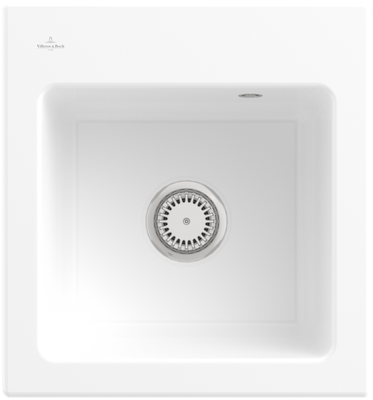 Villeroy &amp; Boch Subway 45 XS Built-in sink, included Waste system hand-operated, Ceramic, 475 x 510 mm, CeramicPlus