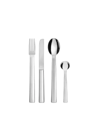 Alessi Rundes Modell Cutlery set 24 pieces