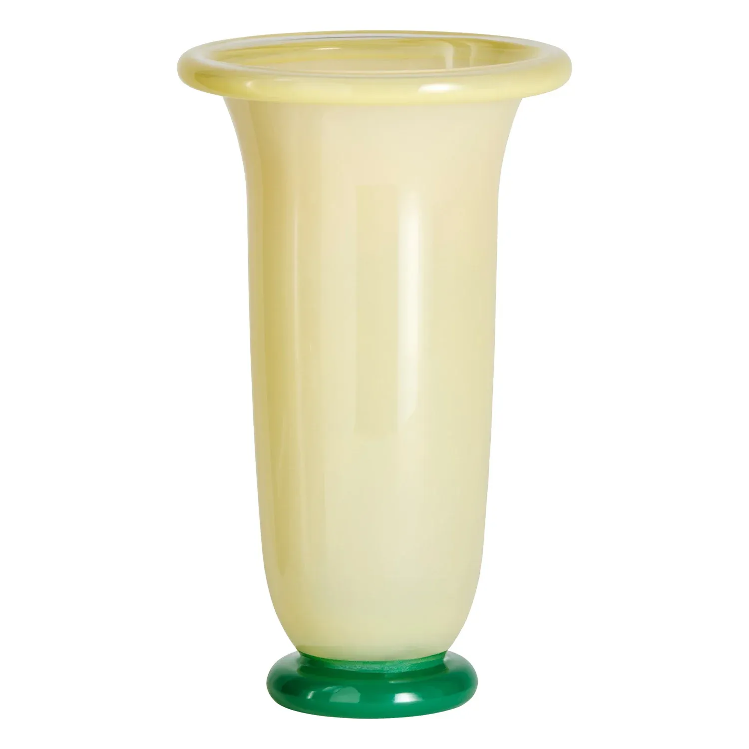 HAY Empire vase, L, sand - lemon - green