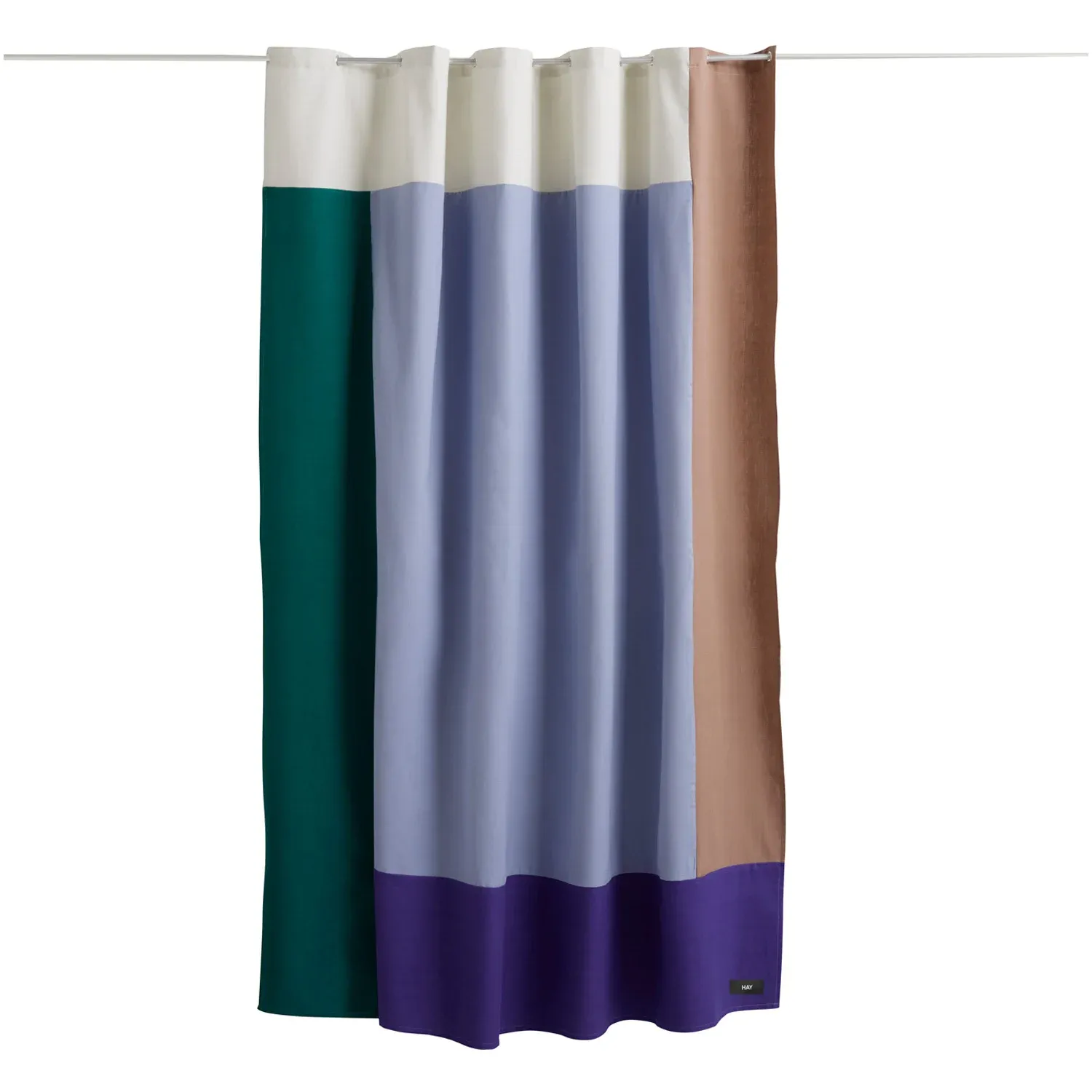 HAY Pivot shower curtain, 180 x 200 cm, blue