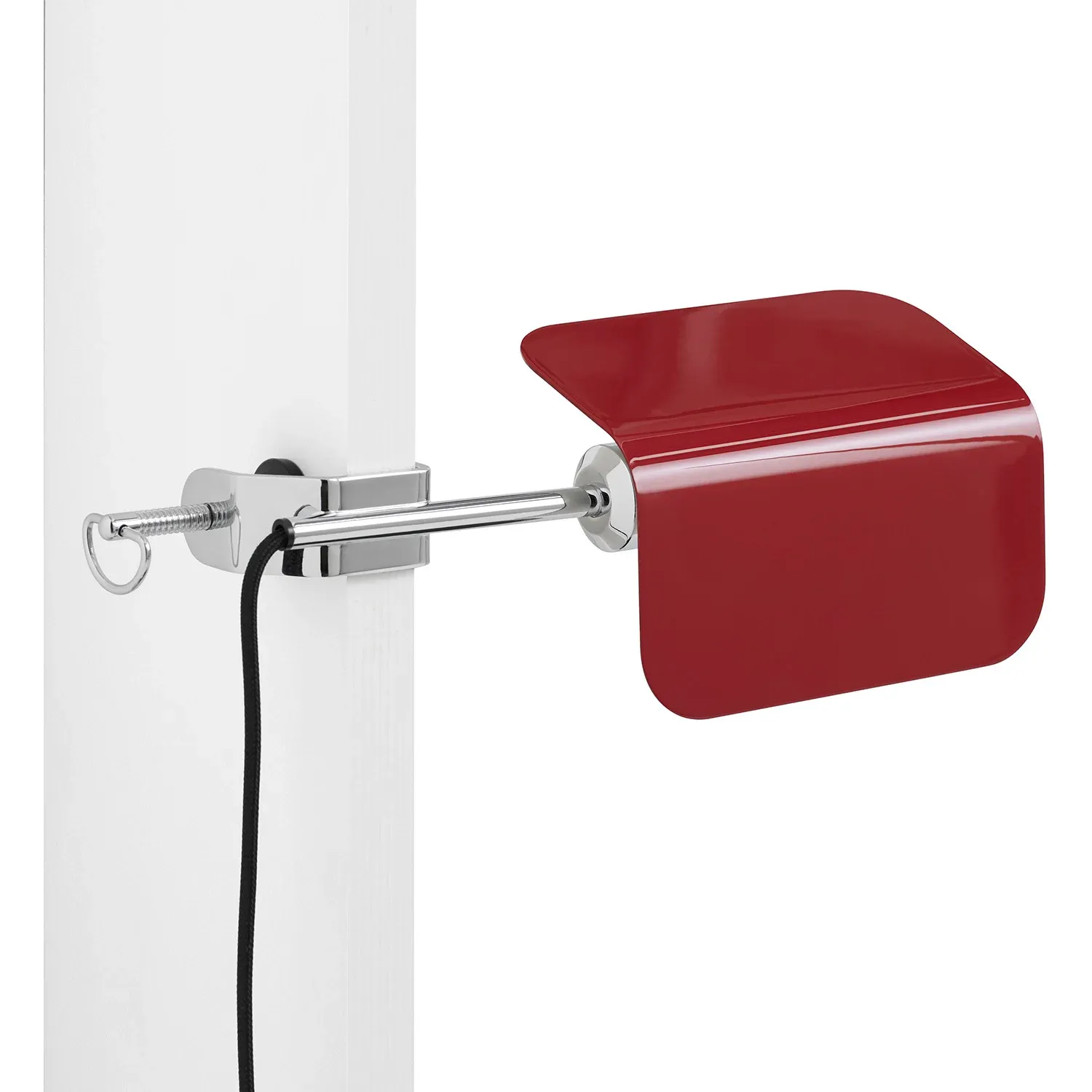HAY Apex clip lamp, maroon red