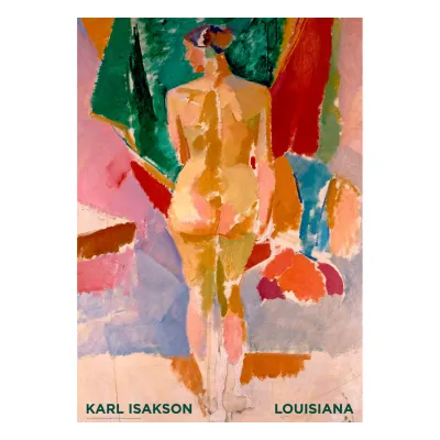 Louisiana Museum of Modern Art Karl Isaksson - Stående model set fra ryggen 1918-20, A1 poster