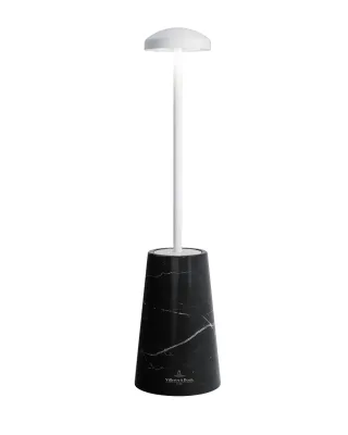 Villeroy &amp; Boch Siena battery-powered table lamp - Black and white
