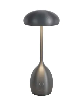 Villeroy &amp; Boch Triest rechargeable table lamp - brushed graphite, 25cm
