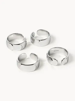 Westwing Collection Lea Napkin Rings, Set of 4