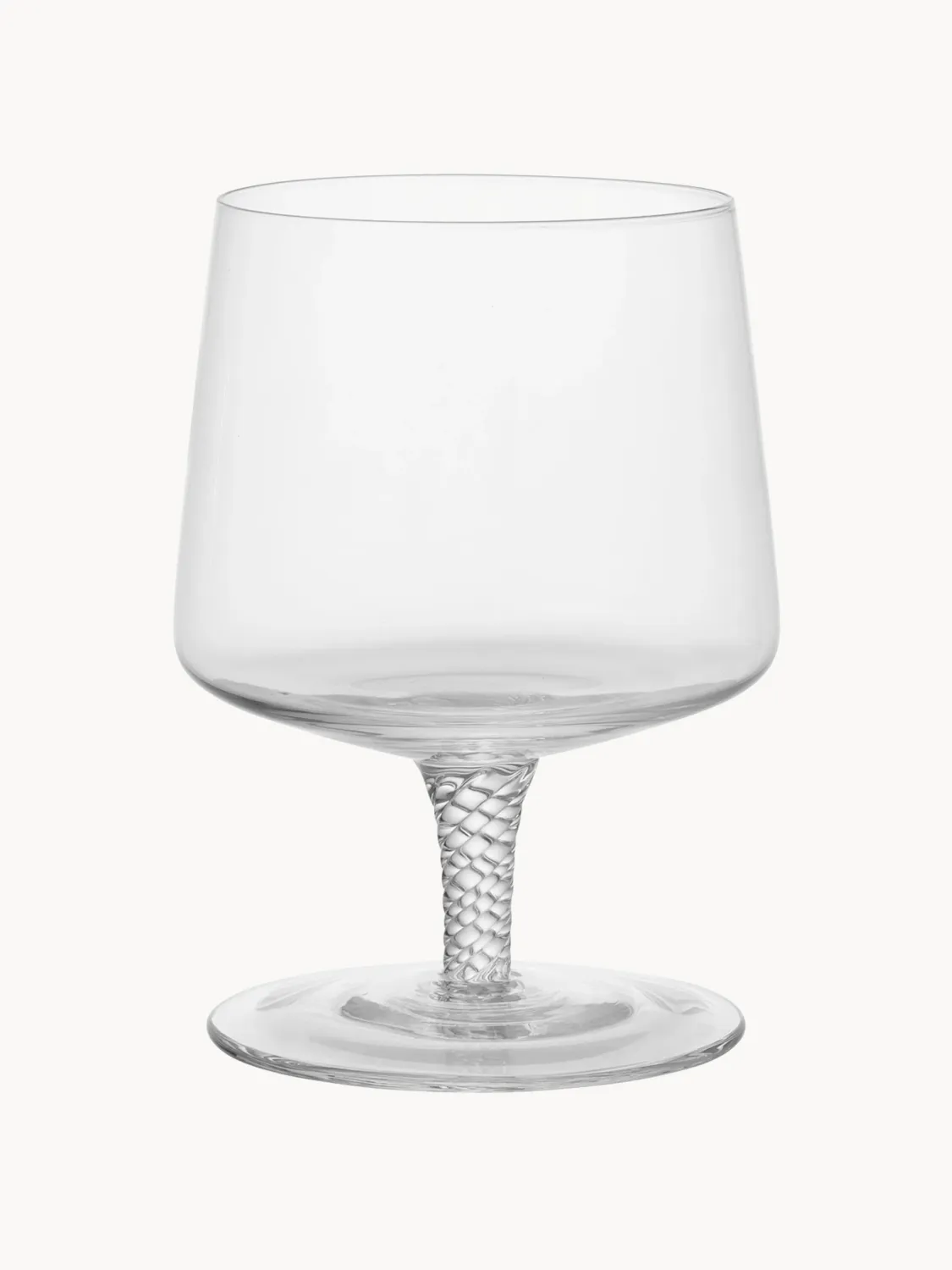 Broste Copenhagen Mouth-Blown Cocktail Glasses Bellevue, Set of 4