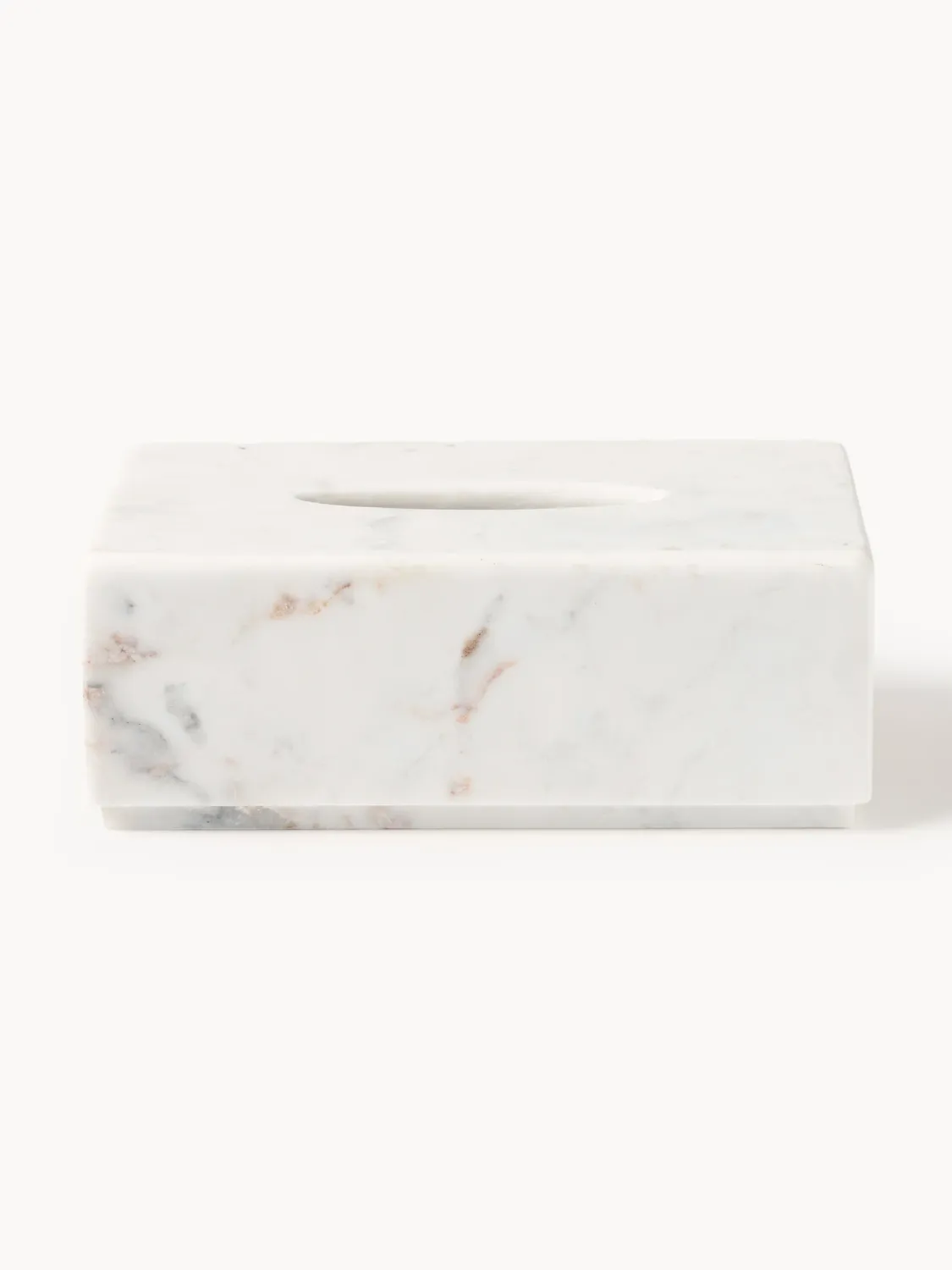Westwing Collection Simba Marble Cosmetic Tissue Box