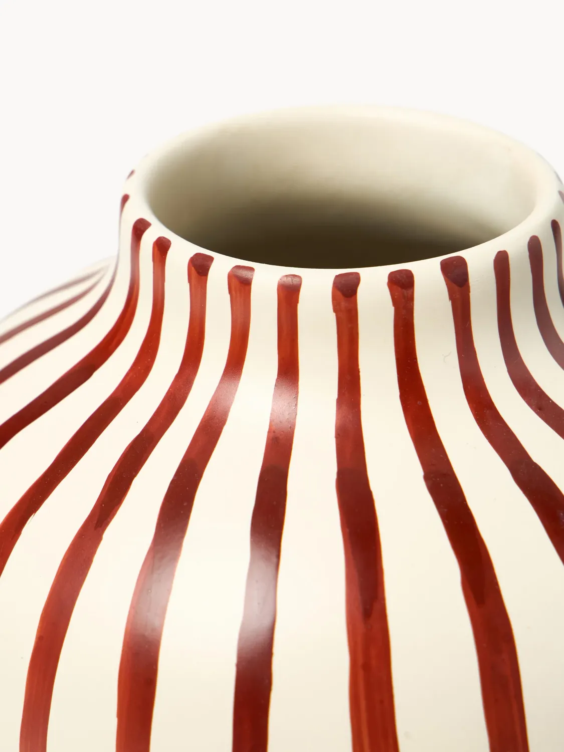 Westwing Collection Elio Hand-Painted Vase, 31 cm
