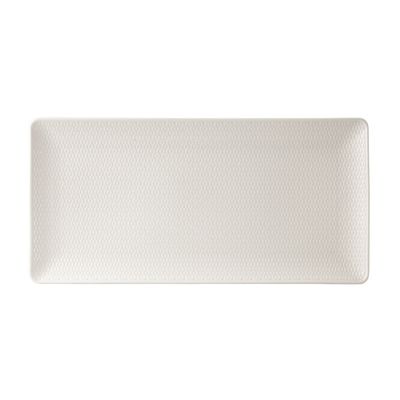 Wedgwood Gio White Rectangular tray 32cm