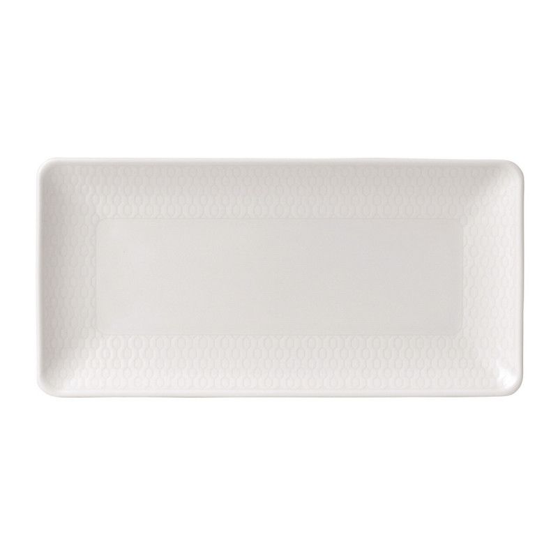 Wedgwood Gio White Rectangular tray 21 cm