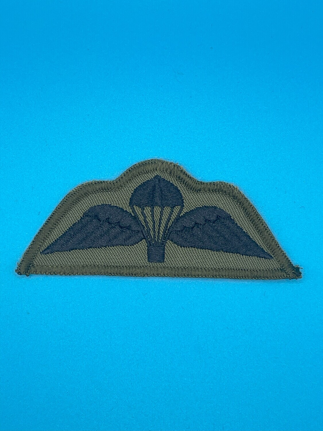 Olive Green Parachute Wings Badge