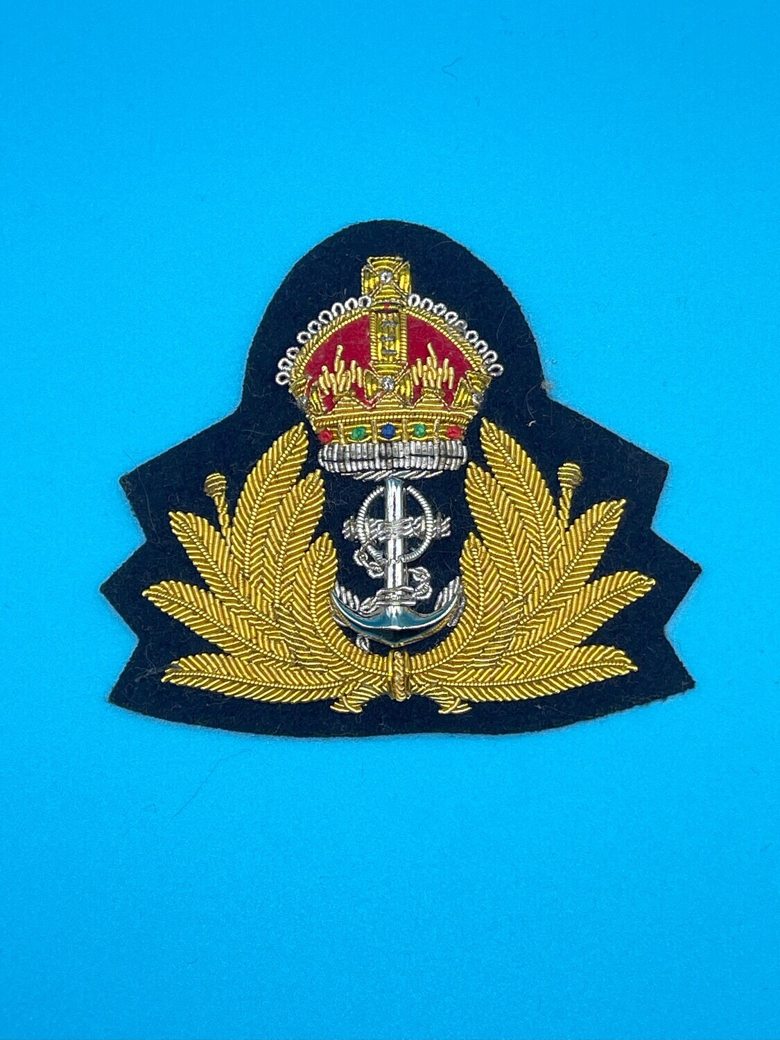 Royal Navy Officers Cap Badge (Kings Crown)