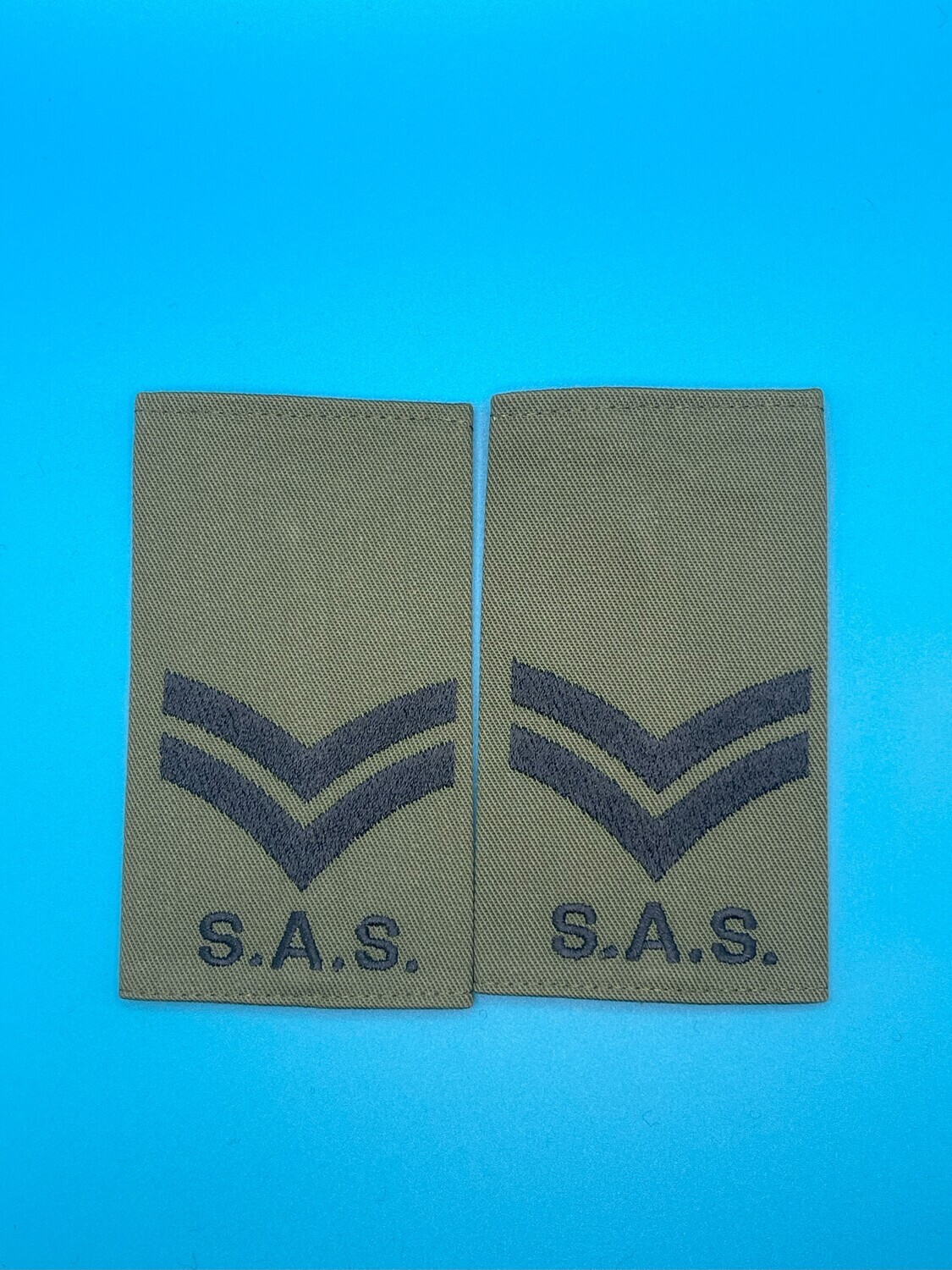 Special Air Service SAS Rank Slides Olive Green - Corporal Cpl