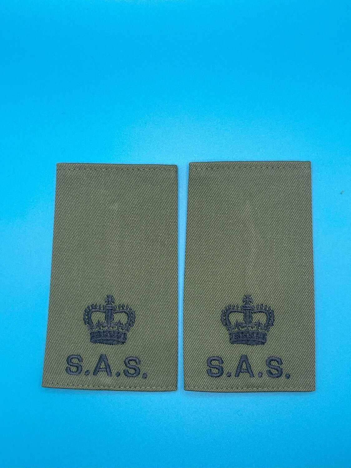 Special Air Service SAS Rank Slides Olive Green - Major Maj