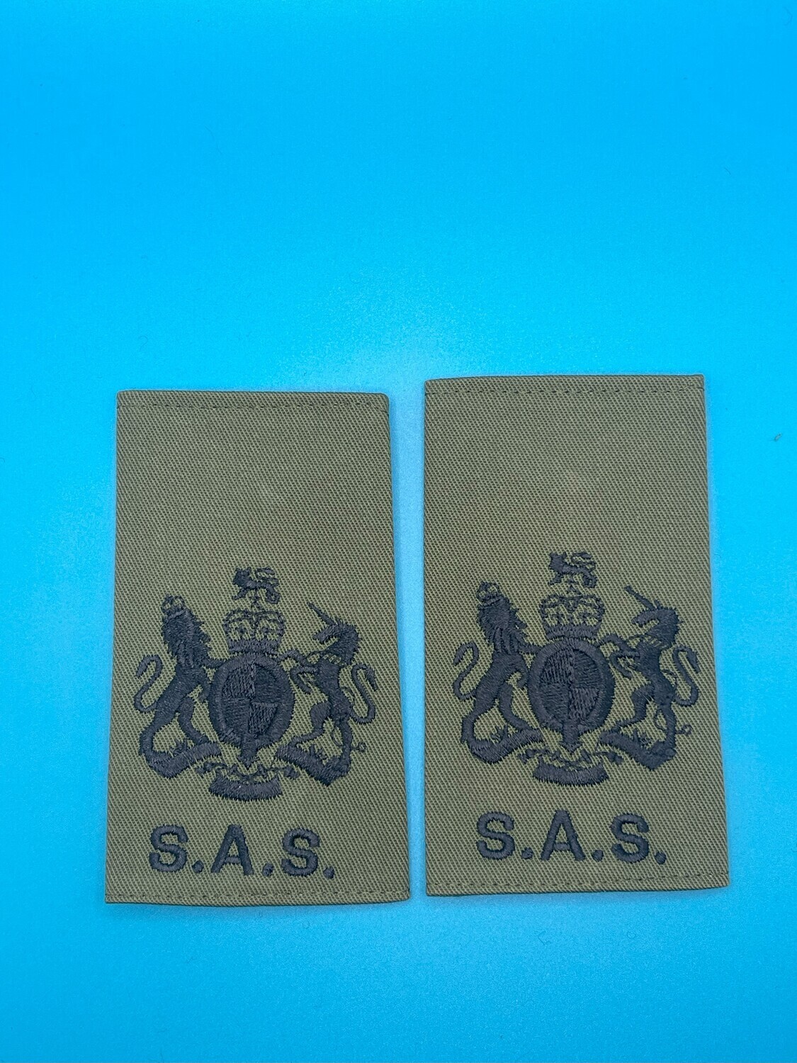 Special Air Service SAS Rank Slides Olive Green - Warrant Officer Class 1 (WO1) RSM