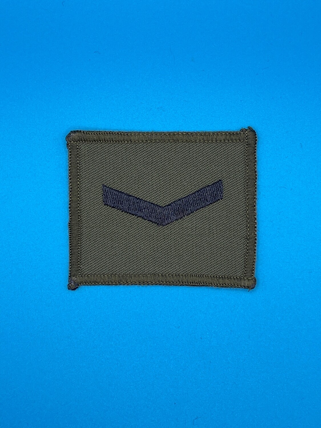 Lance Corporal Olive Green Rank Patch LCpl OG Embroidered