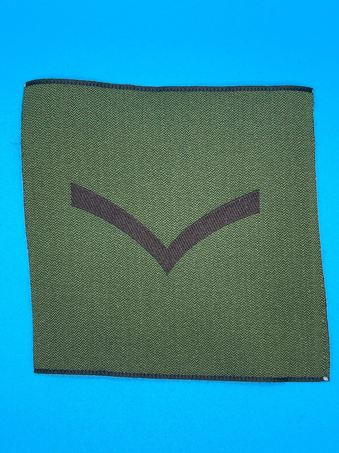 Woven Lance Corporal Olive Green Rank Patch LCpl OG