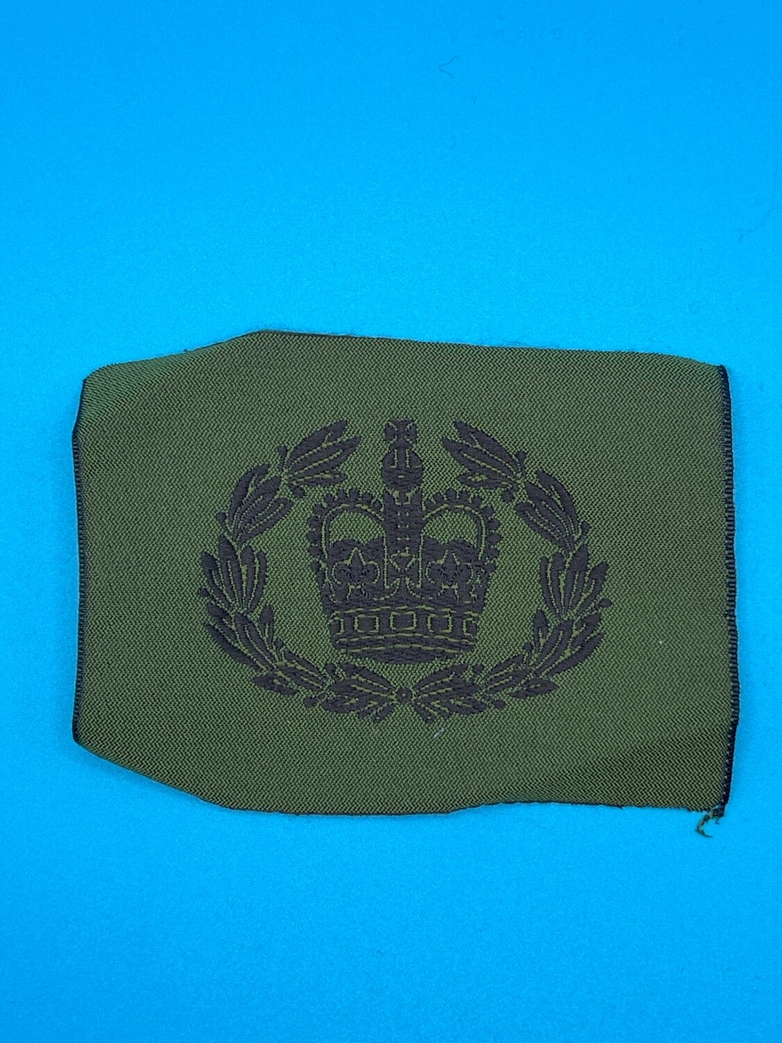 Woven Warrant Officer Class Two (WO2) Rank Patch Olive Green OG RQMS SQMS