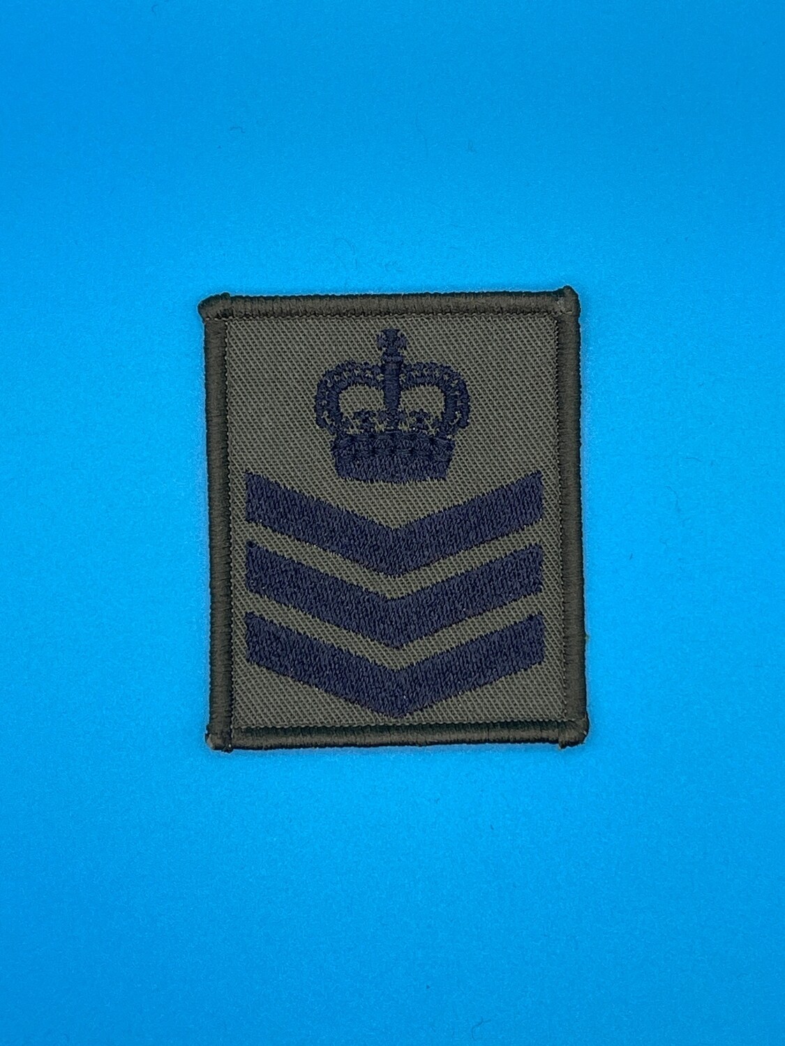 Staff Sergeant Olive Green Rank Patch SSgt CSgt