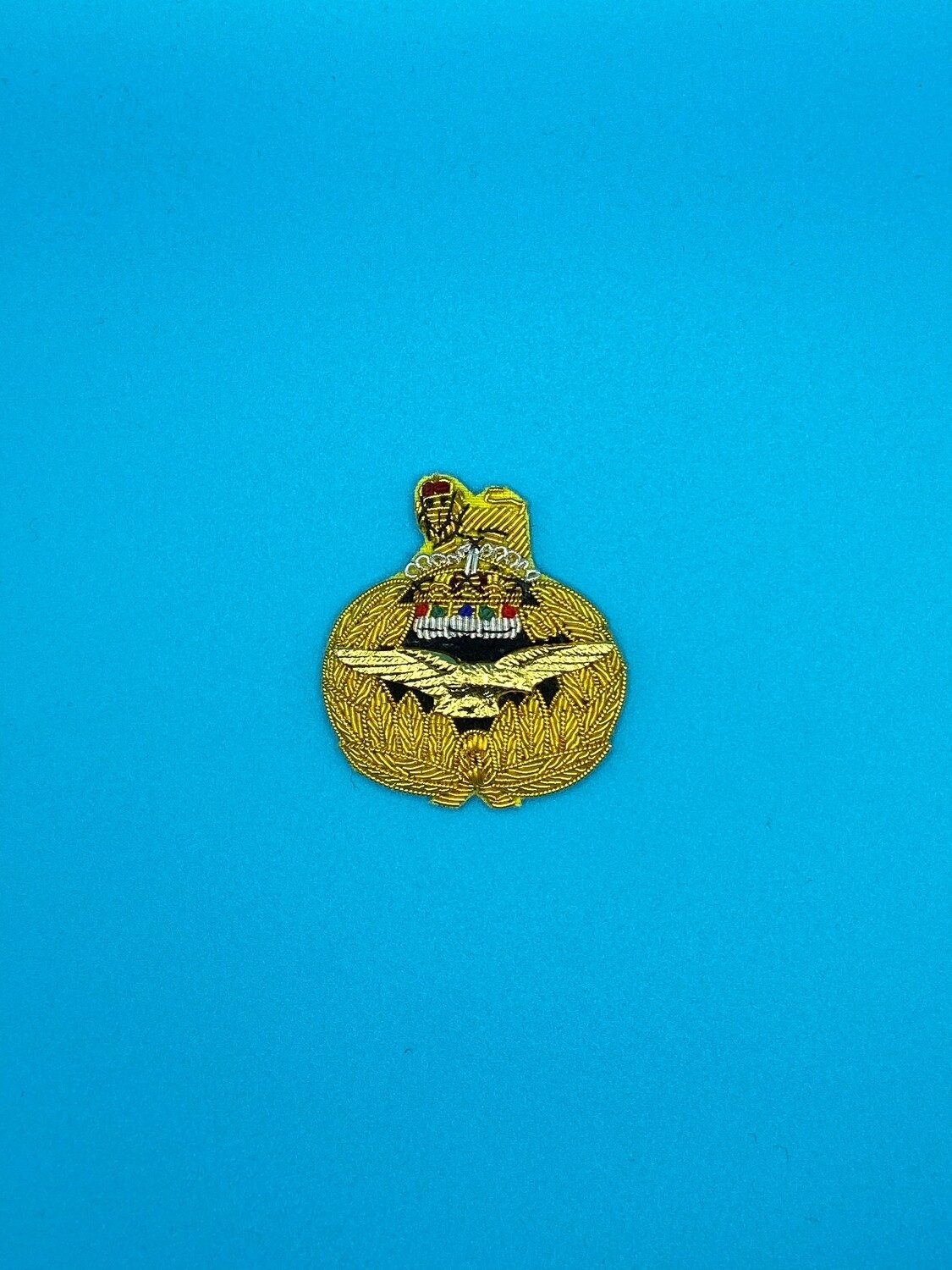 CIIIR Royal Air Force RAF Air Officer Beret Badge - King Charles Crown