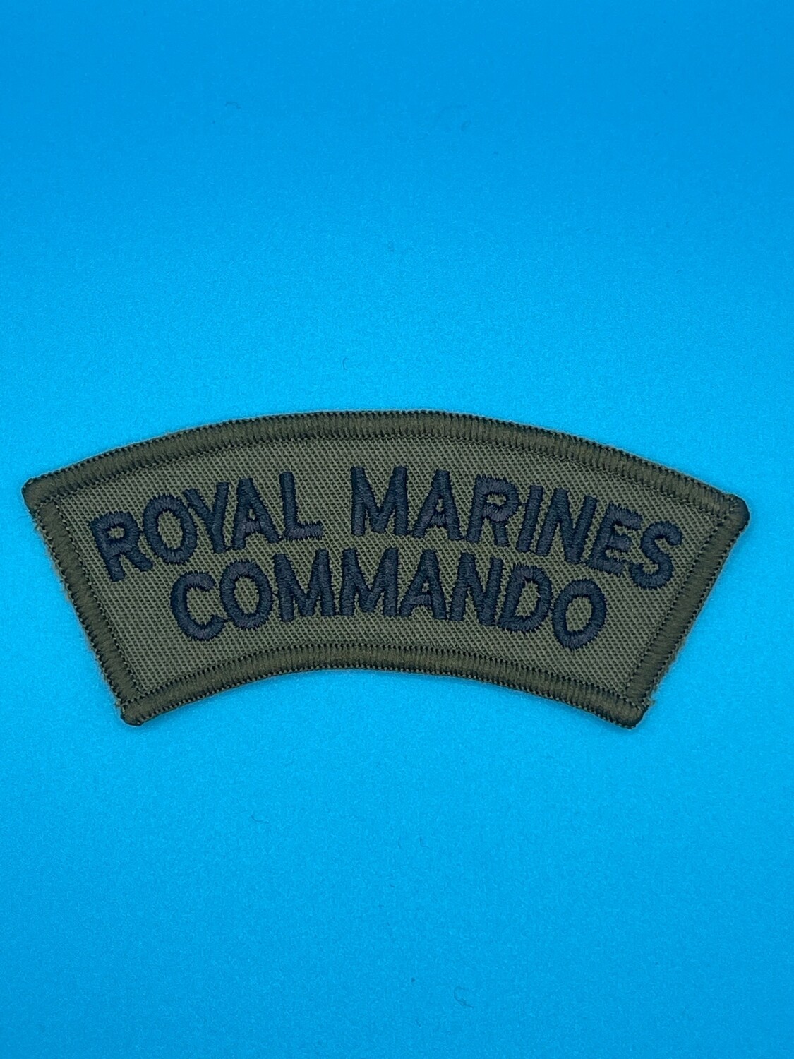 Royal Marines Commando Shoulder Title Olive Green