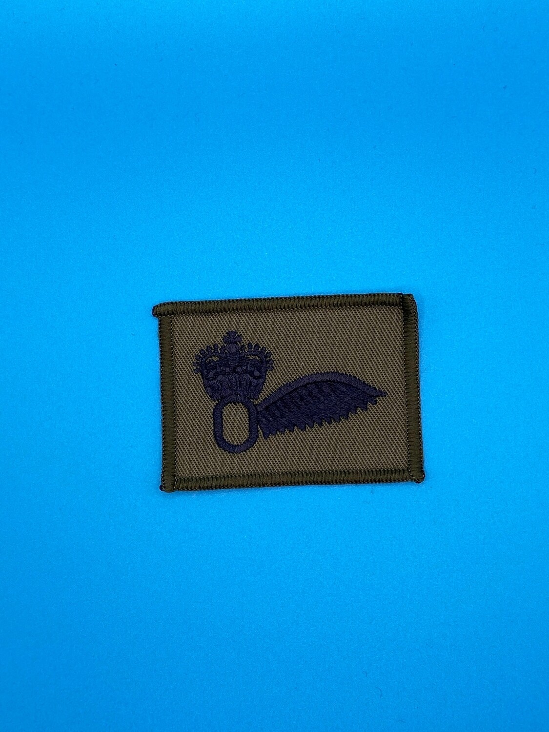 Army Air Corps AAC Observer Half-wing Brevet Badge OG Olive Green