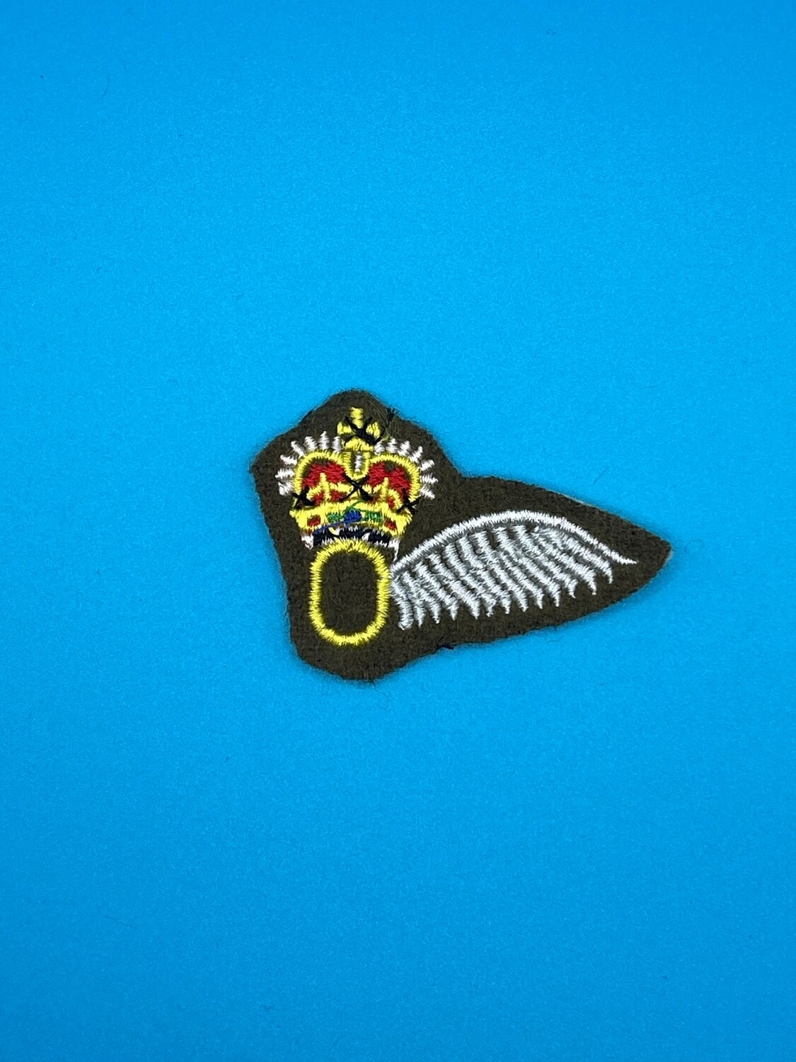 Army Air Corps AAC Observer Half-wing Brevet Badge Khaki