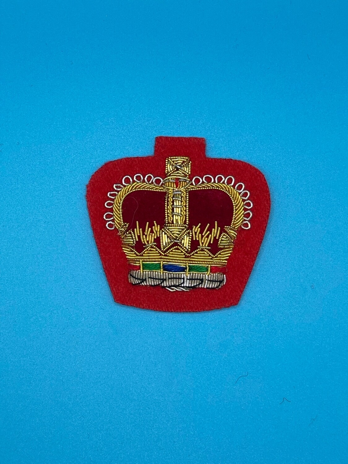 Rank Badge - No1 Dress - Warrant Officer Class Two WO2 Crown Red