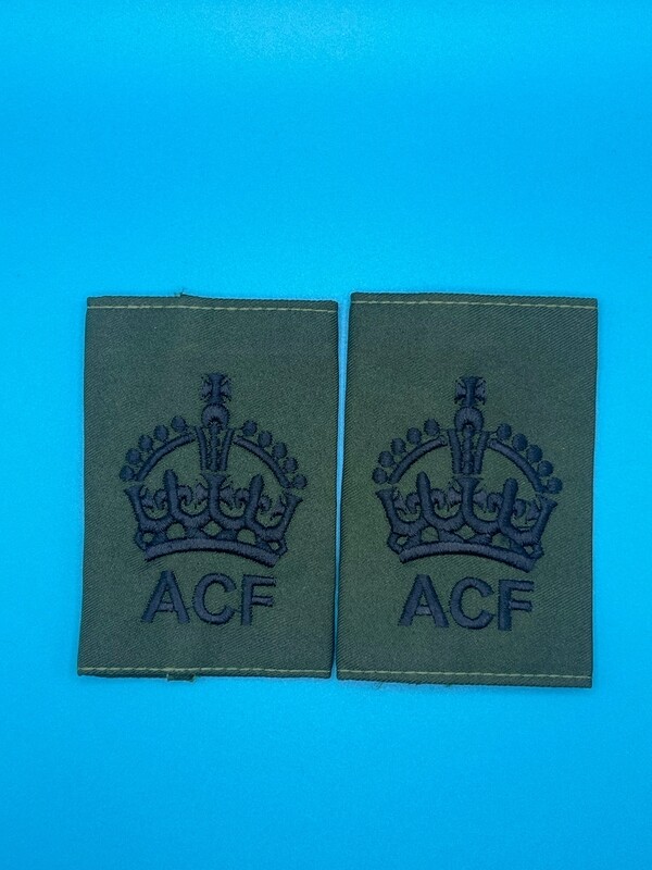 CIIIR Olive Green ACF Rank Slides - Sergeant Major Instructor SMI CSM SSM WO2