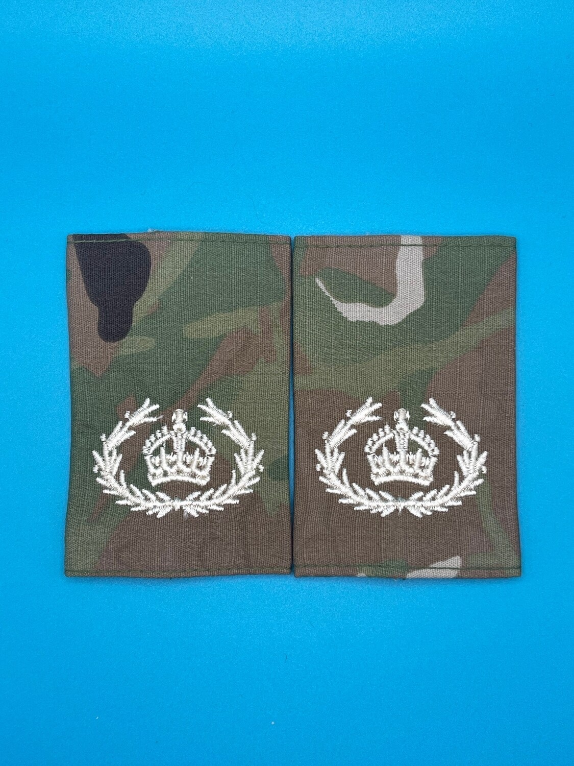 CIIIR MTP Rank Slides - Warrant Officer Class Two WO2 RQMS QMSI - Gold Embroidery