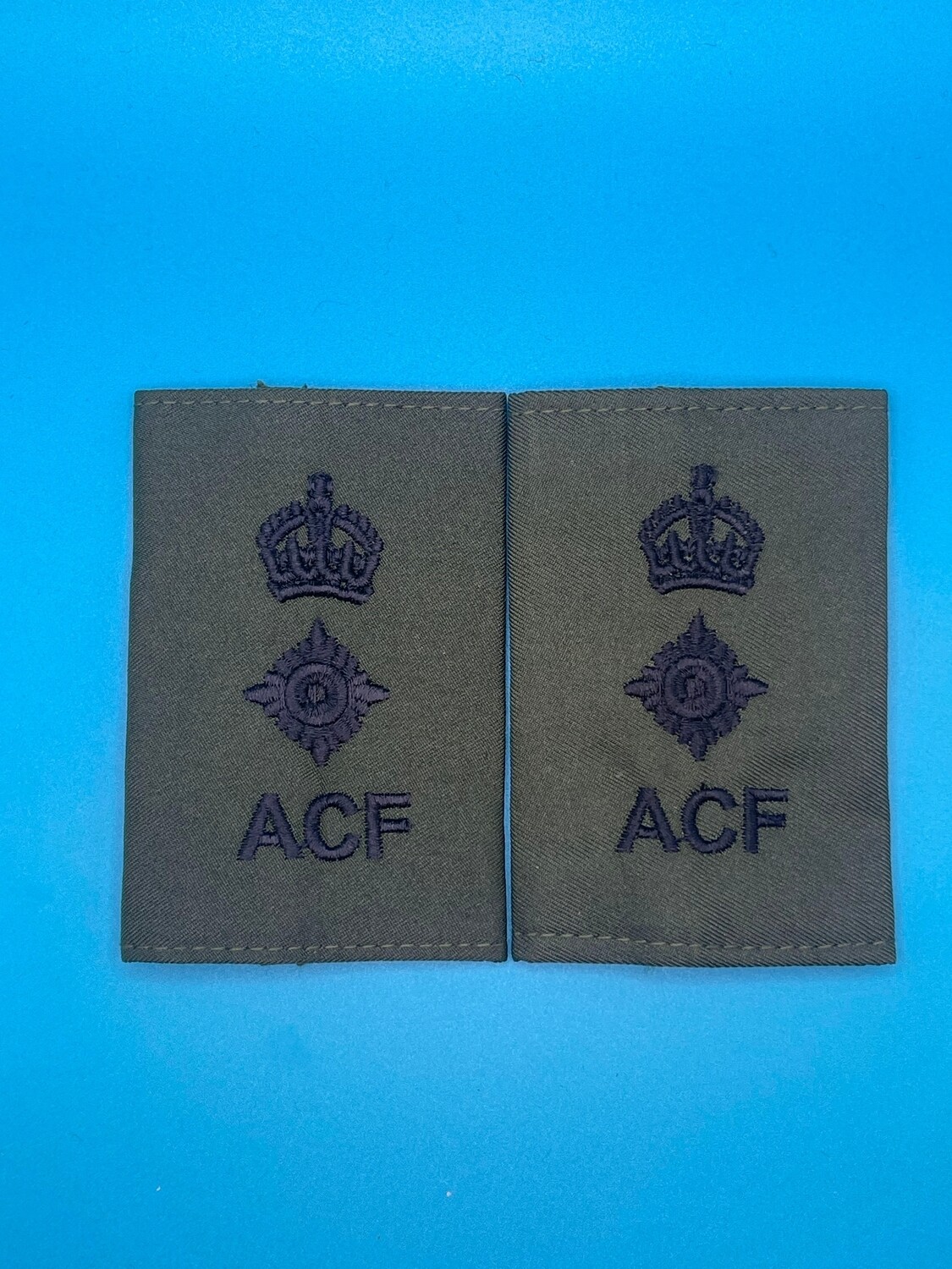 CIIIR Olive Green ACF Rank Slides - Lieutenant Colonel Lt Col