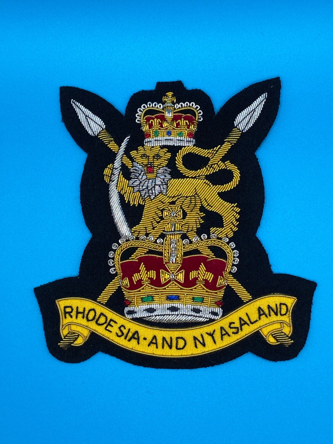 Large Rhodesia And Nyasaland Army Badge